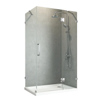 Боковая стенка для кабины Koer SR SW04-90x200-TR-07 прозрачное стекло Easy Clean 10мм, GRAPHITE (KR5391)